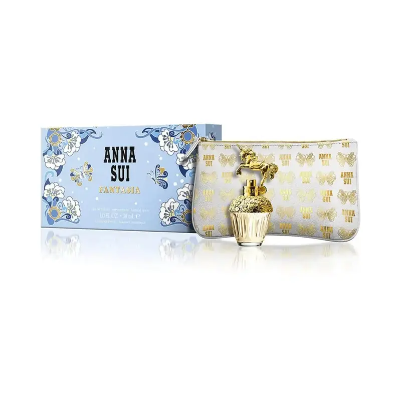 Anna Sui Fantasia Gift Set EDT Spray 30ml + Cosmetic Bag
