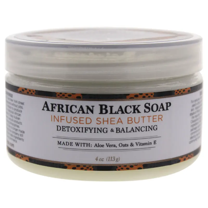 Nubian Heritage Shea Butter Infused with African Black Soap Extract by Nubian Heritage for Unisex - 4 oz Lotion