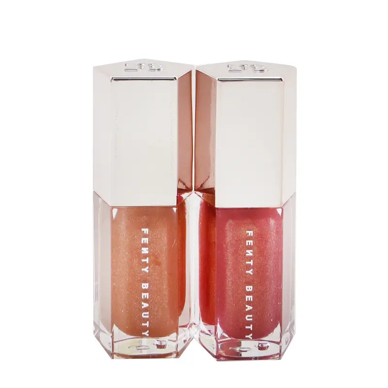 Fenty Beauty by Rihanna Lil Gloss Bombs Mini Lip Duo + Keychain Holder  3pcs