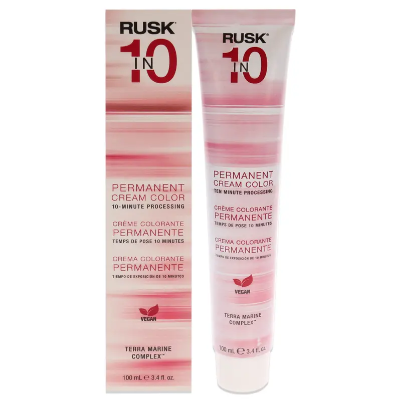 Rusk Permanent Cream Color In10 - 6S Dark Sand Blonde by Rusk for Unisex - 3.4 oz Hair Color