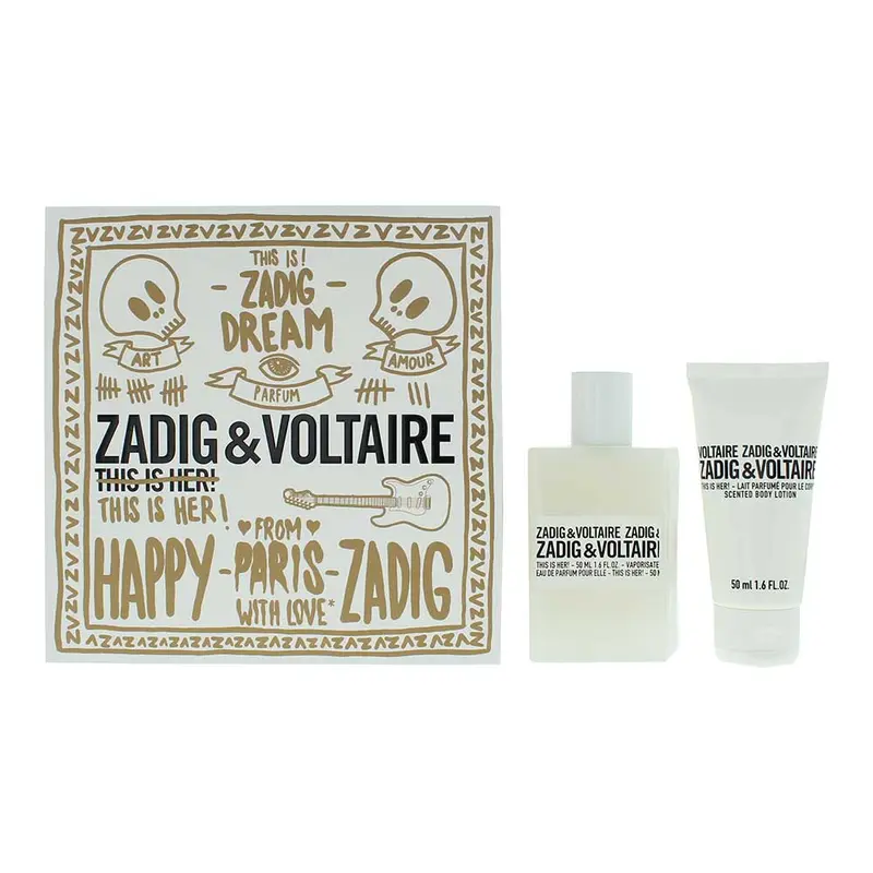 Zadig  Voltaire This Is Her! 2 Piece Gift Set: Eau de Parfum 50ml - Body Lotion