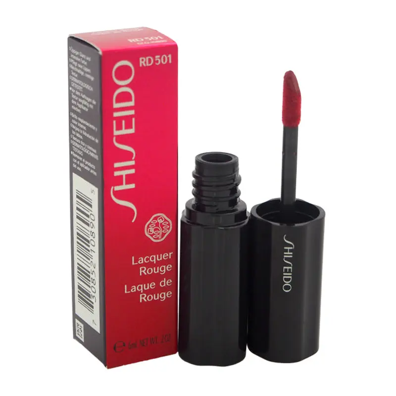 Shiseido Lacquer Rouge - # RD501 Drama by Shiseido for Women - 0.2 oz Lip Gloss