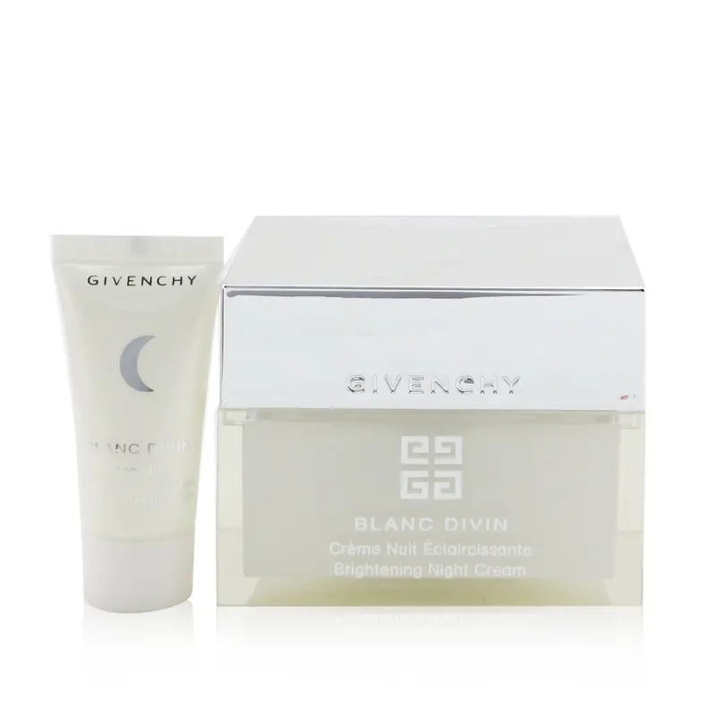 Givenchy Blanc Divin Set: Brightening Night Cream 50ml + Blanc Divin Moon Elixir Brightening Night Serum 4ml  2pcs