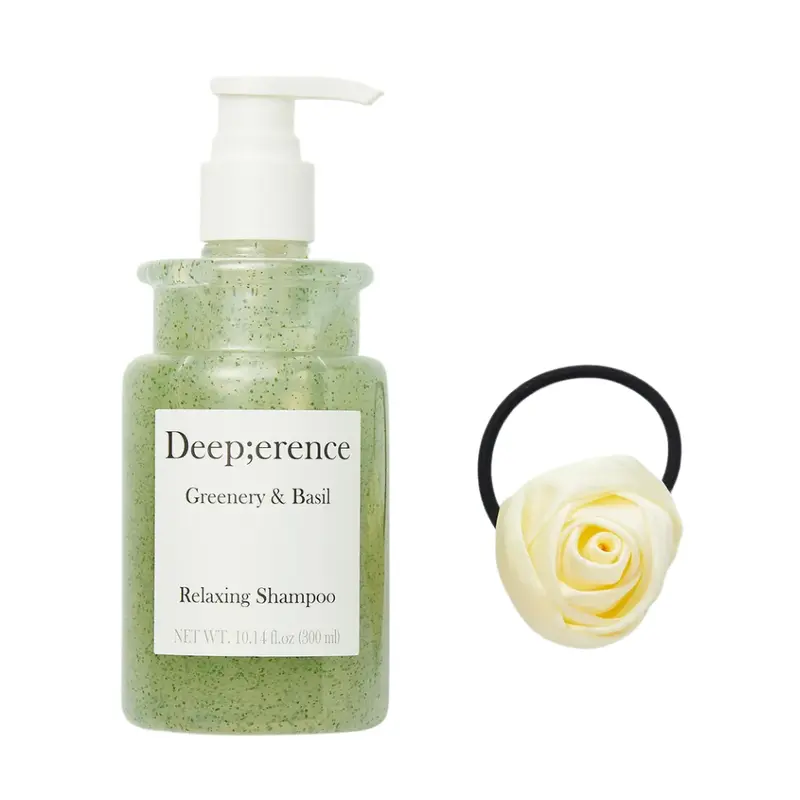 Deep;erence Relaxing Perfume Shampoo 300ml Greenery & Basil Special Set