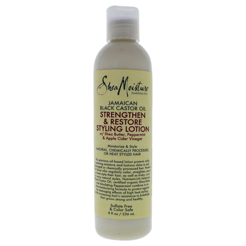 Shea Moisture Jamaican Black Castor Oil Strengthen & Restore Styling Lotion by Shea Moisture for Unisex - 8 oz Lotion