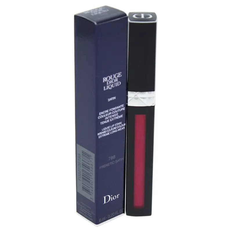 Christian Dior Rouge Dior Liquid Lip Stain - 788 Frenetic Satin by Christian Dior for Women - 0.2 oz Lip Gloss