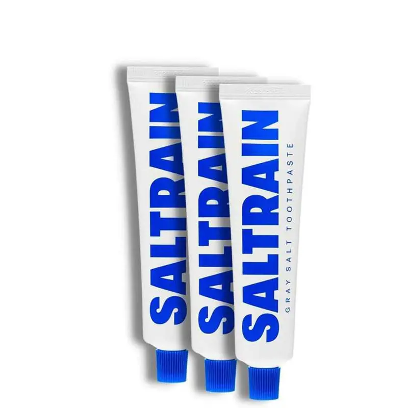 SALTRAIN Gray Salt Toothpaste  (3pcs)  100g