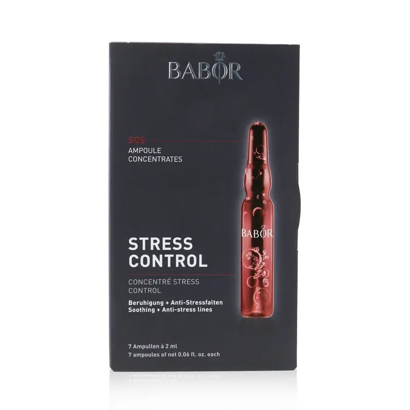 Babor Ampoule Concentrates SOS Stress Control (Soothing + Anti-Stress Lines)  7x2ml/0.06oz