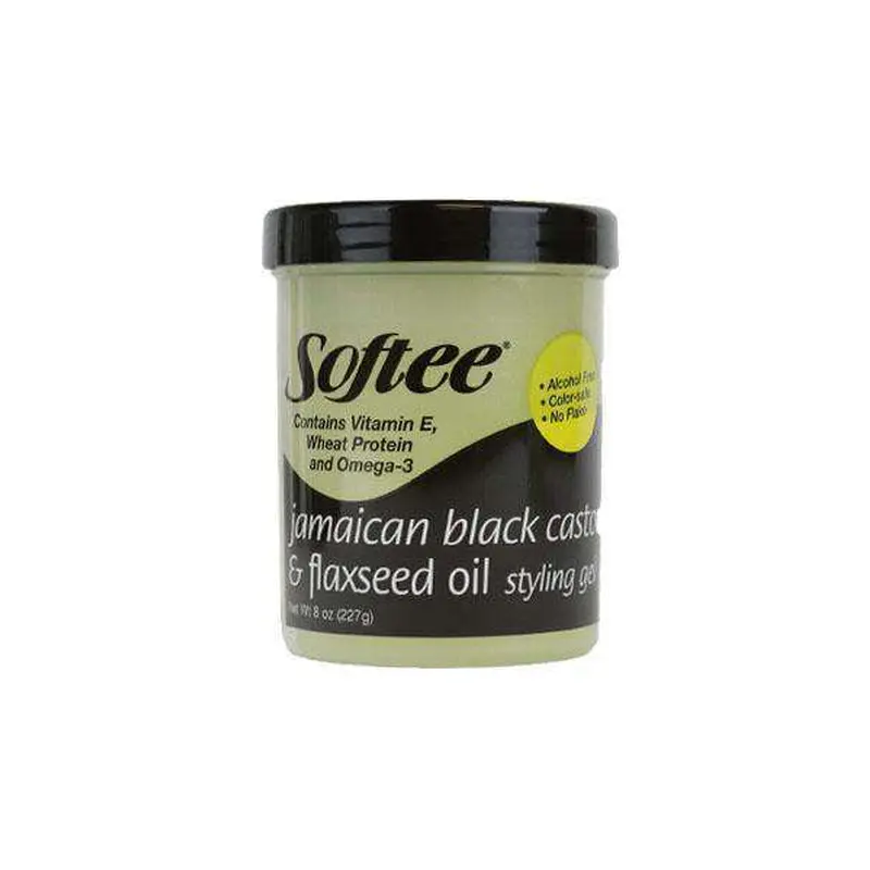 Softee Jamaican Black Castor & Flaxseed Oil Styling Gel 8oz