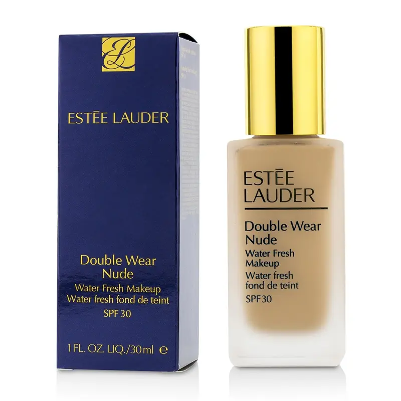 Estee Lauder Double Wear Nude Water Fresh Makeup SPF 30 - # 3C2 Pebble  30ml/1oz