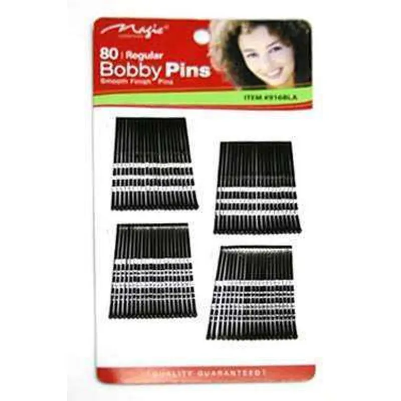 Magic Collection Black Bobby Pins #916