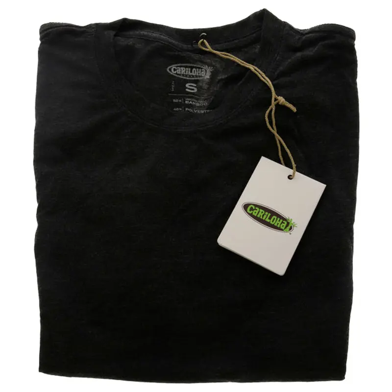 Cariloha Bamboo Comfort Crew Tee - Charcoal by Cariloha for Men - 1 Pc T-Shirt (S)
