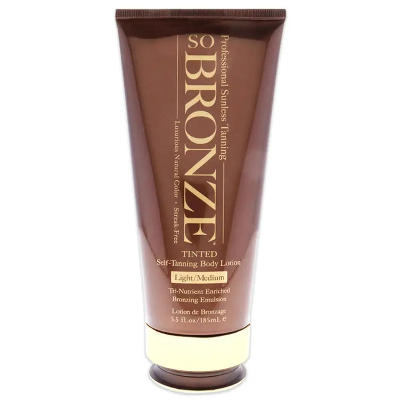 Hempz SoBronze Sunless Tanning Body Lotion - Light to Medium by Hempz for Unisex - 5.5 oz Bronzer