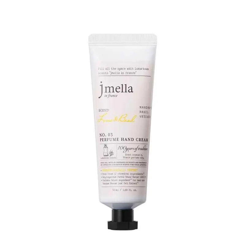 Jmella LIME & BASIL Perfume Hand Cream  50ml