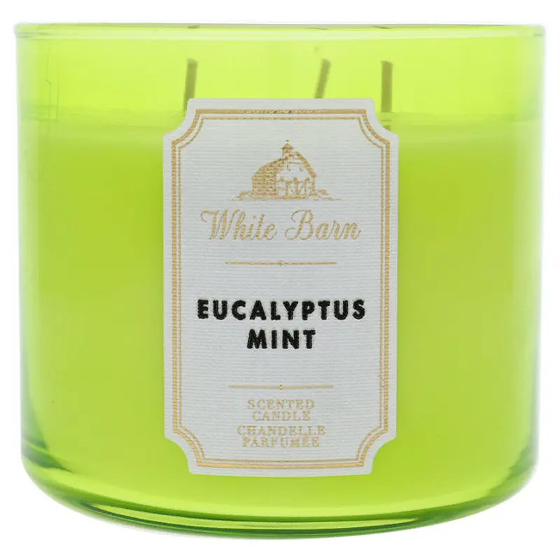 Bath and Body Works Eucalyptus Mint 3-Wick Candle by Bath and Body Works for Unisex - 14.5 oz Candle