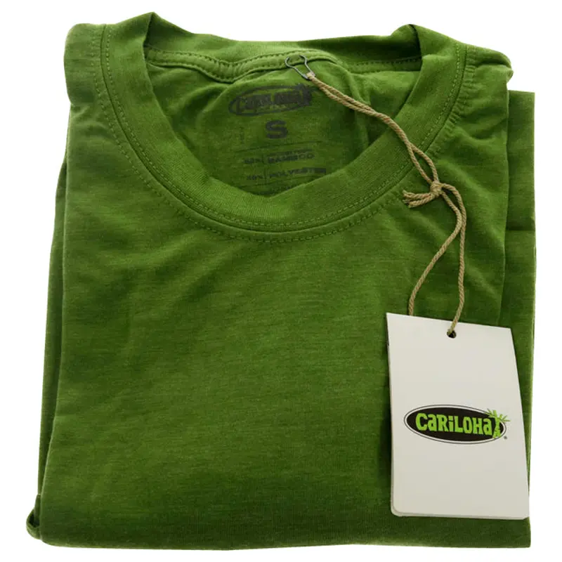 Cariloha Bamboo Comfort Crew Tee - Palm Green by Cariloha for Men - 1 Pc T-Shirt (S)