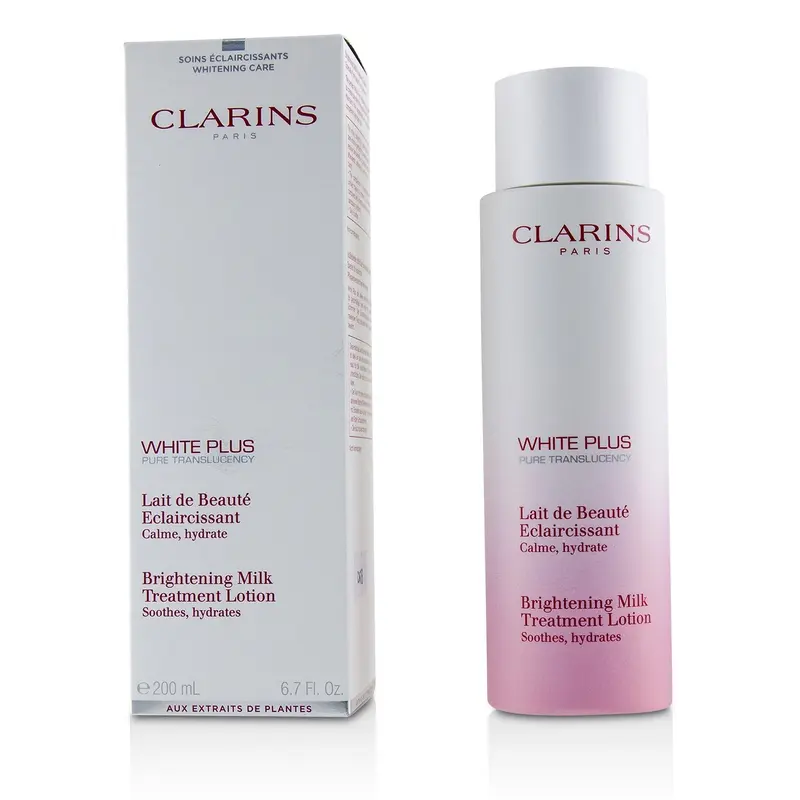 Clarins White Plus Pure Translucency Brightening Milk Treatment Lotion  200ml/6.7oz