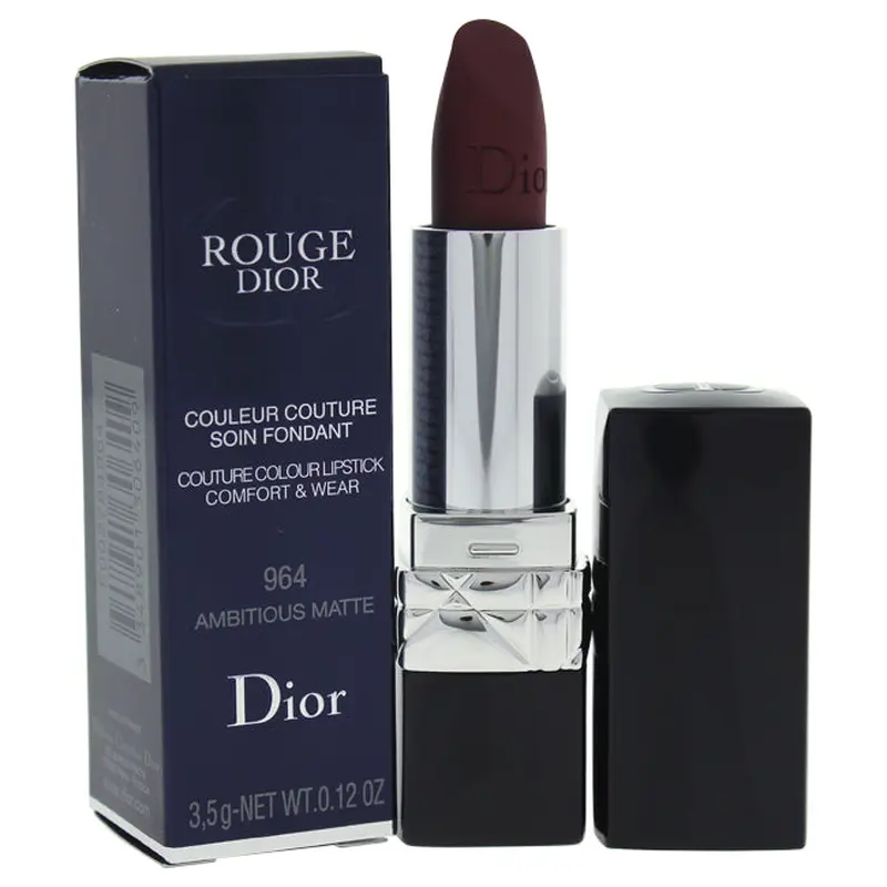 Christian Dior Rouge Dior Couture Colour Comfort & Wear Lipstick - # 964 Ambitious Matte by Christian Dior for Women - 0.12 oz Lipstick