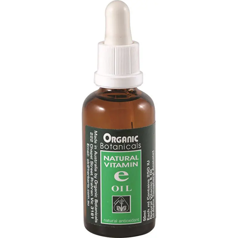 Organic Botanicals Natural Vitamin E Oil 50ml