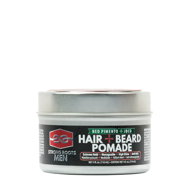 Tropic Isle Living Strong Roots Men Hair+Beard Pomade 4 oz MSR12P
