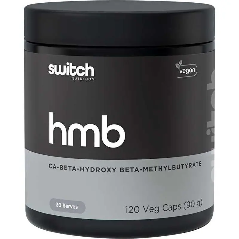 Switch Nutrition HMB Ca-Beta-Hydroxy Beta-Methylbutryate 120 Caps