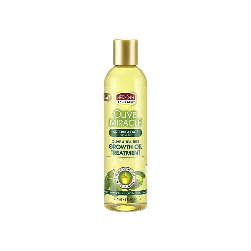 African Pride Olive Miracle Olive & Tea Tree Growth Oil Treatment 8 oz