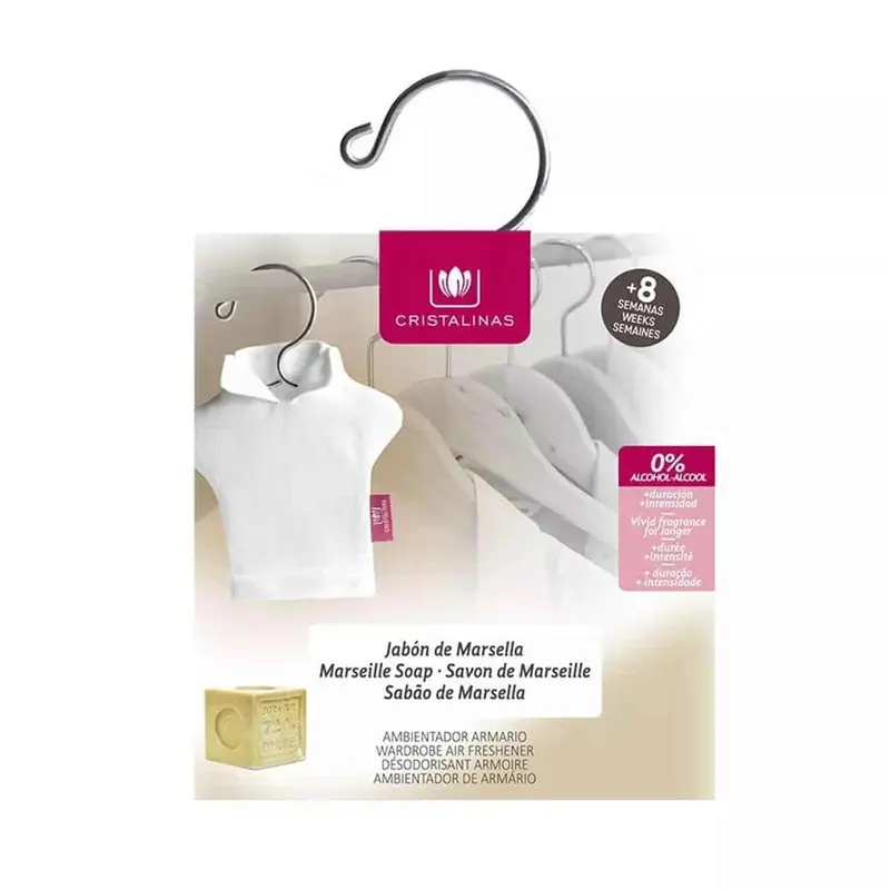 Cristalinas CRISTALINAS - Spain Wardrobe Freshener #Marseille Soap #8 Weeks 1pc (8436535310772)  Fixed Size