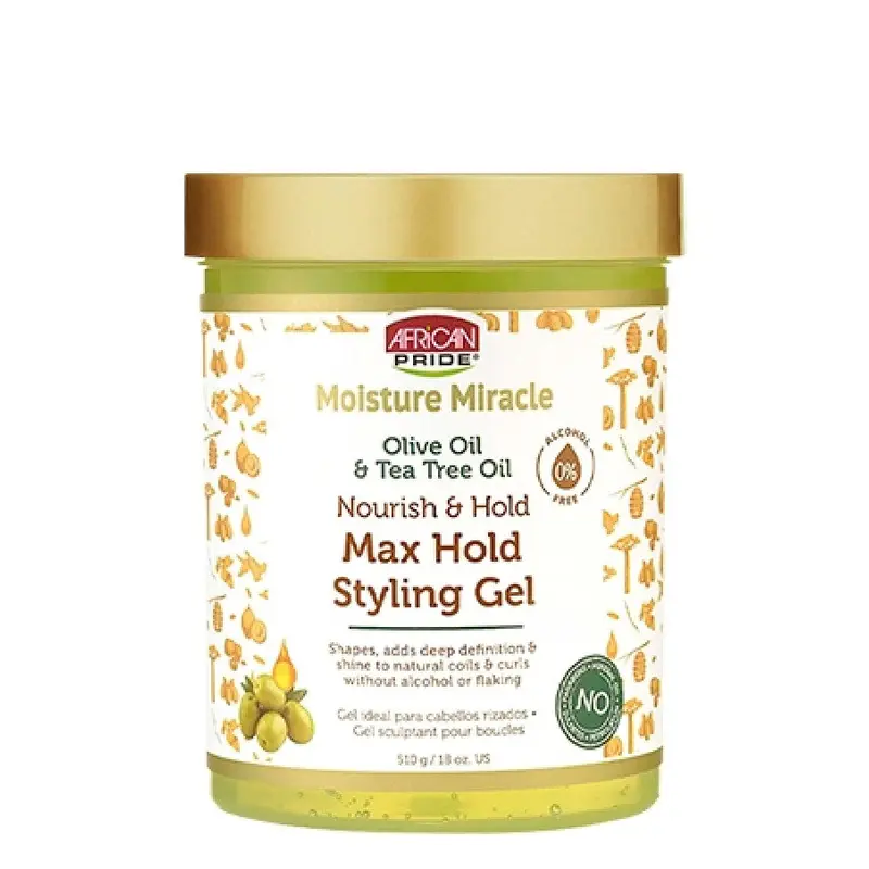 African Pride Moisture Miracle Olive & Tea Tree Oil Curl Defining Gel