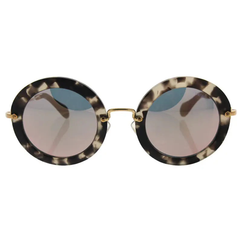 Miu Miu Miu Miu MU 13N UBB-2D2 - Gold Brown/Pink Gold by Miu Miu for Women - 49-26-140 mm Sunglasses