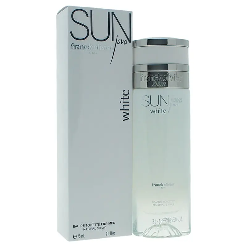 Franck Olivier Sun Java White by Franck Olivier for Men - 2.5 oz EDT Spray