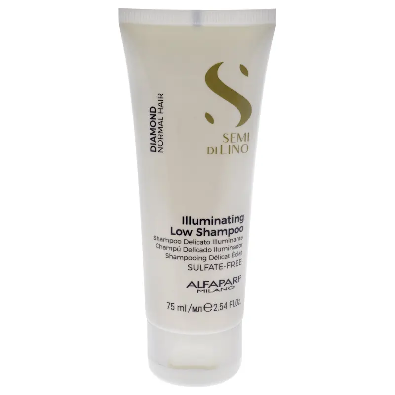 Alfaparf Milano Semi Di Lino Diamond Illuminating Low Shampoo by Alfaparf Milano for Unisex - 2.54 oz Shampoo