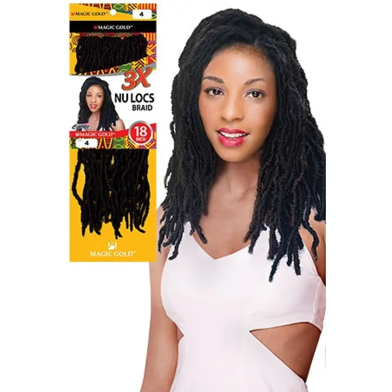 Magic Gold 3x Nu Locs Braid 18"
