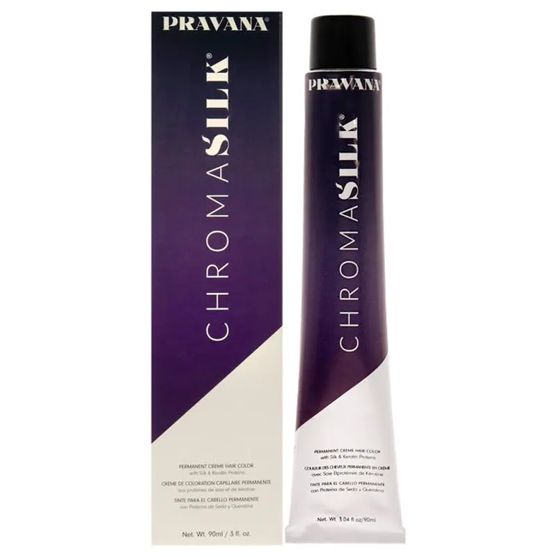 Pravana ChromaSilk Creme Hair Color - 6NTGV-6NT37 Dark Neutral Golden Violet Blonde by Pravana for Unisex - 3 oz Hair Color