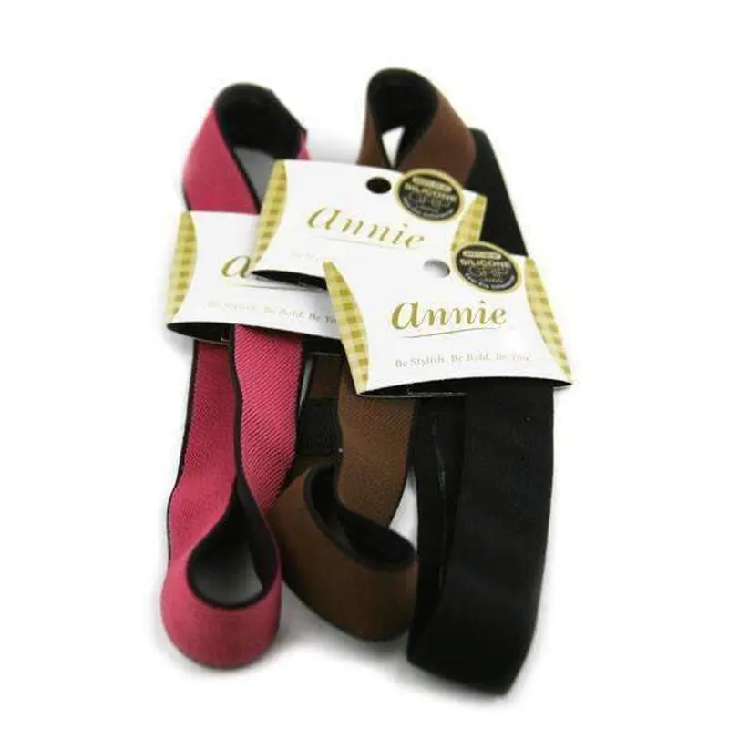 Annie Headband Anti-Slip Silicone Grip Lining Assorted #8862