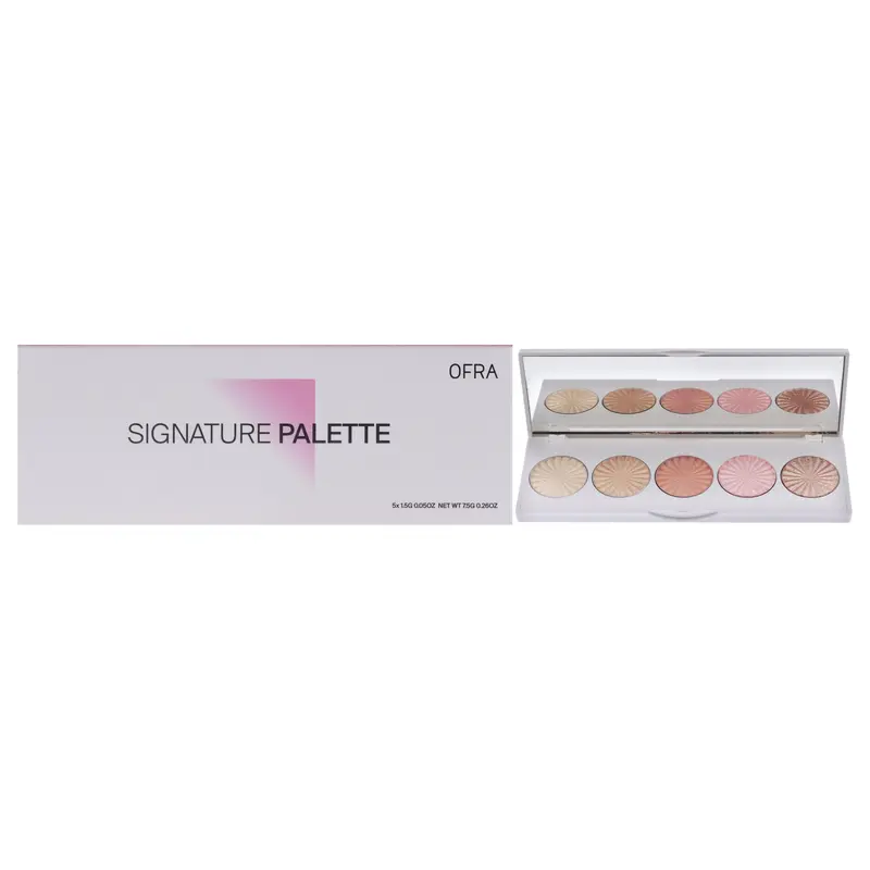 Ofra Signature Palette - #OFRAglow by Ofra for Women - 0.26 oz Highlighter