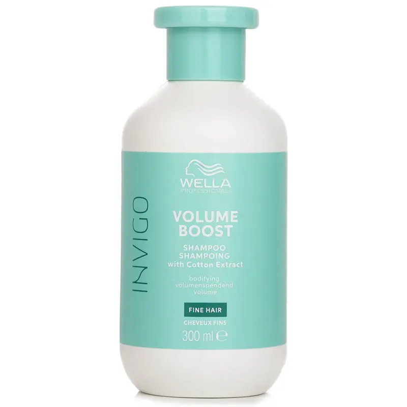 Wella Invigo Volume Boost Shampoo With Cotton Extract Fine Hair  300ml