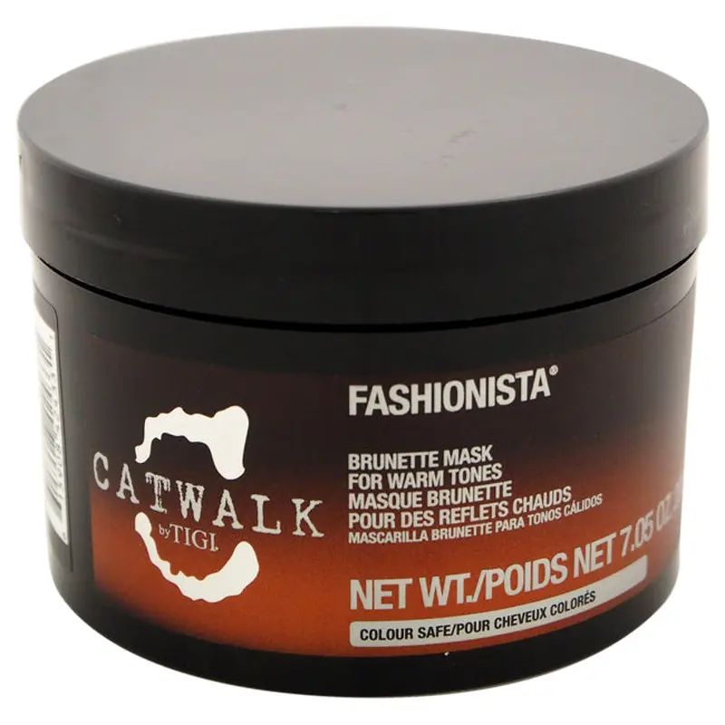 TIGI Catwalk Fashionista Brunette Mask For Warm Tones by TIGI for Unisex - 7.05 oz Mask