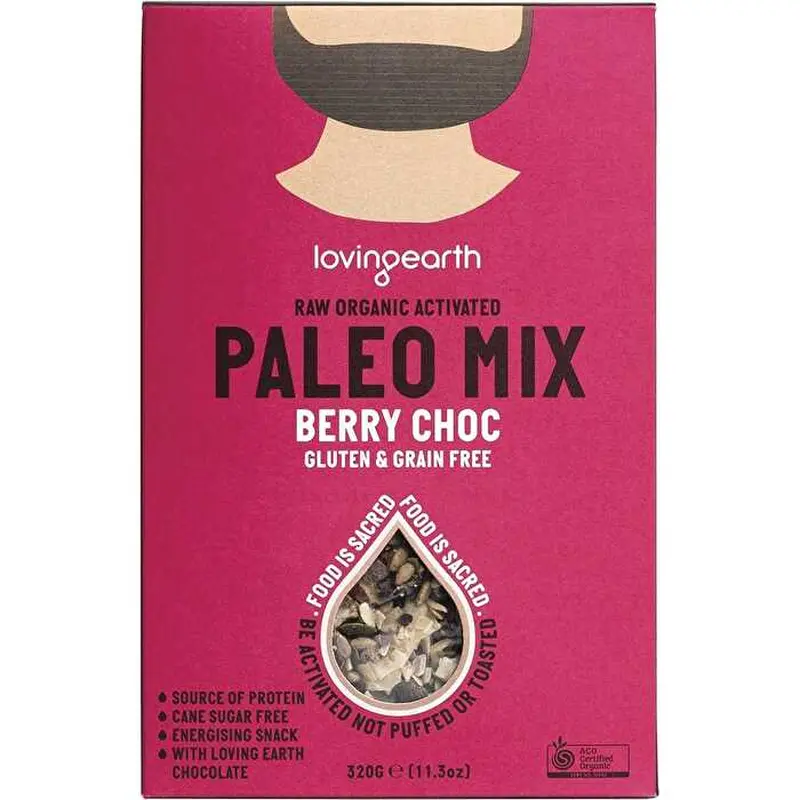 Loving Earth Paleo Mix Berry Choc 320g