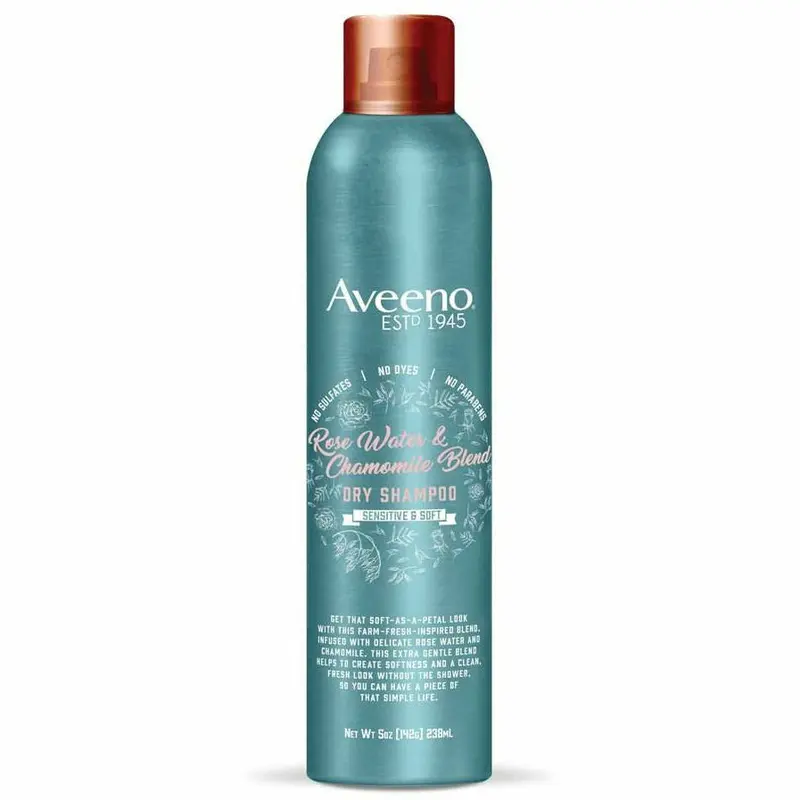 Aveeno: Rose Water & Chamomile Blend Dry Shampoo 5oz
