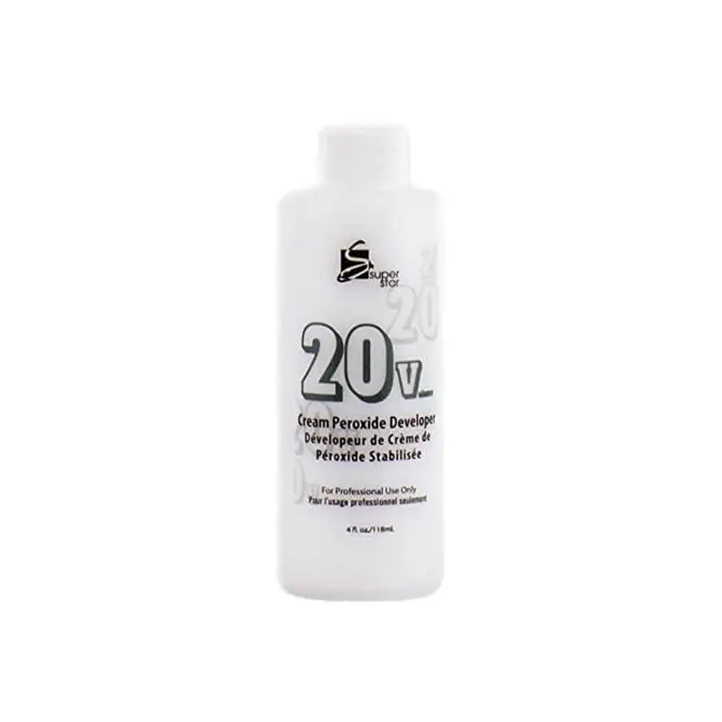 Superstar 20 Volume Cream Peroxide Developer 4 oz