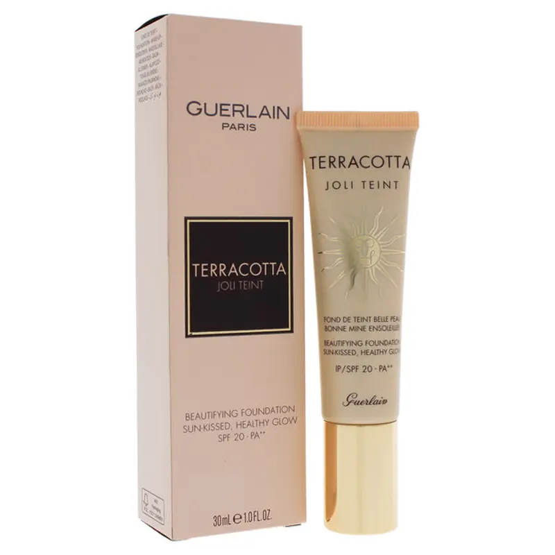 Guerlain Terracotta Joli Teint Beautifying Foundation SPF 20 - Medium by Guerlain for Women - 1 oz Foundation