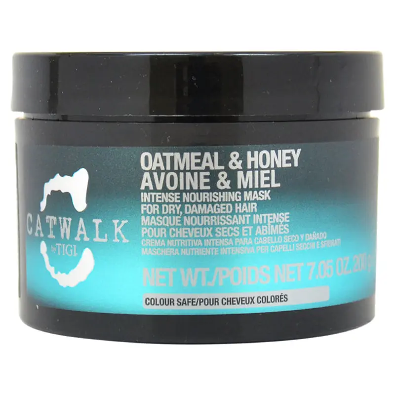 TIGI Catwalk Oatmeal Honey Intense Nourishing Mask by TIGI for Unisex - 7.05 oz Mask