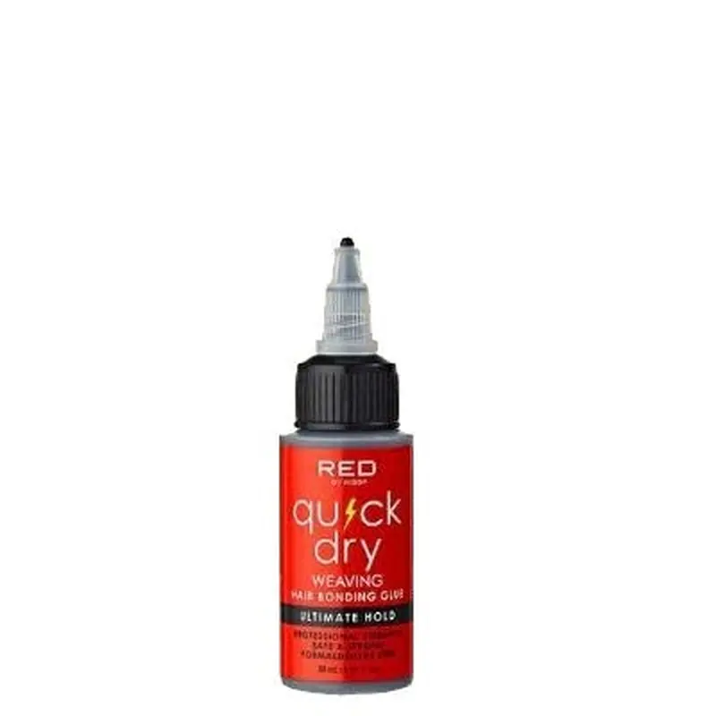 Red Quick Dry Weaving Hair Bonding Glue 1 oz UGL01D