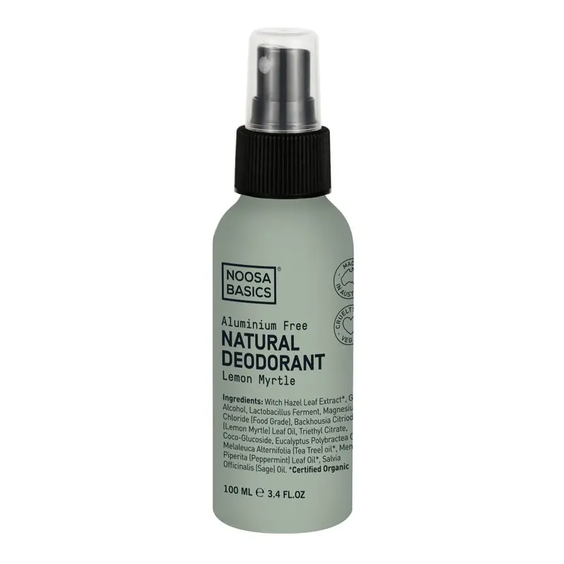 Noosa Basics Natural Deodorant Spray 100ml - Lemon Myrtle