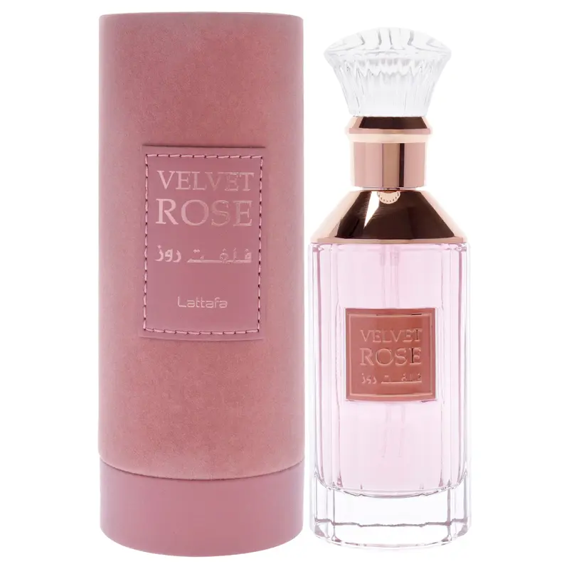 Lattafa Velvet Rose by Lattafa for Women - 3.4 oz EDP Spray
