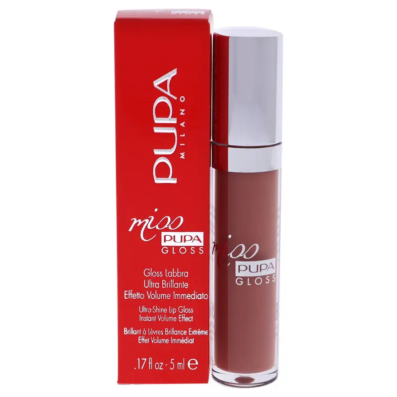 Pupa Milano Miss Pupa Gloss Ultra-Shine Lip Gloss - 105 Majestic Nude by Pupa Milano for Women - 0.17 oz Lip Gloss
