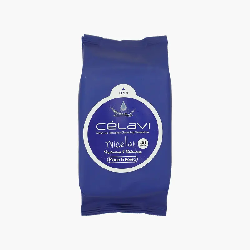 Celavi Make-Up Remover Cleansing Towelettes Micellar Single MT022