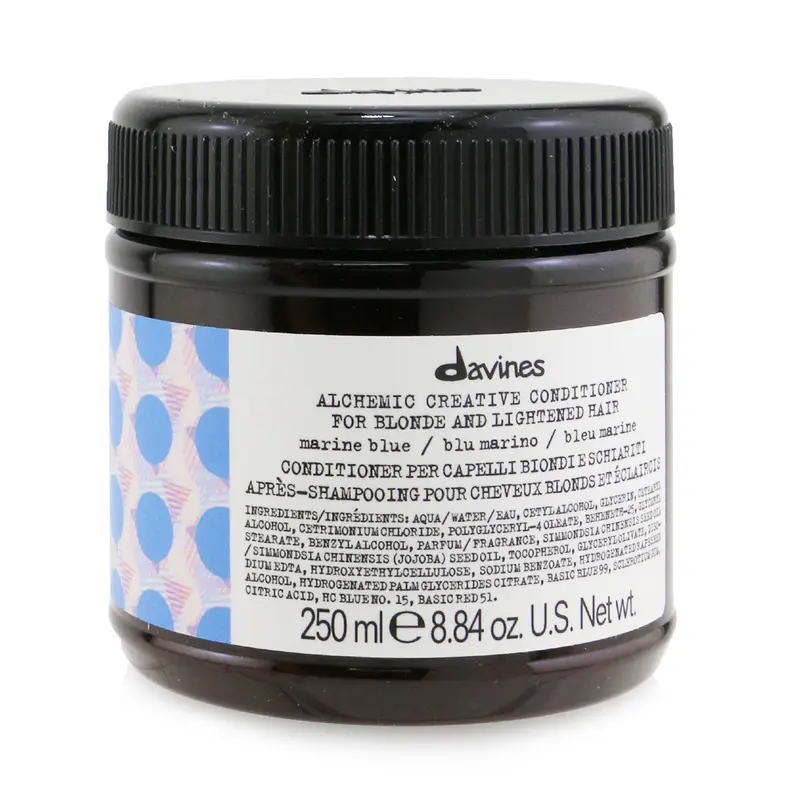 Davines Alchemic Creative Conditioner - # Marine Blue (For Blonde and Lightened Hair)  250ml/8.84oz