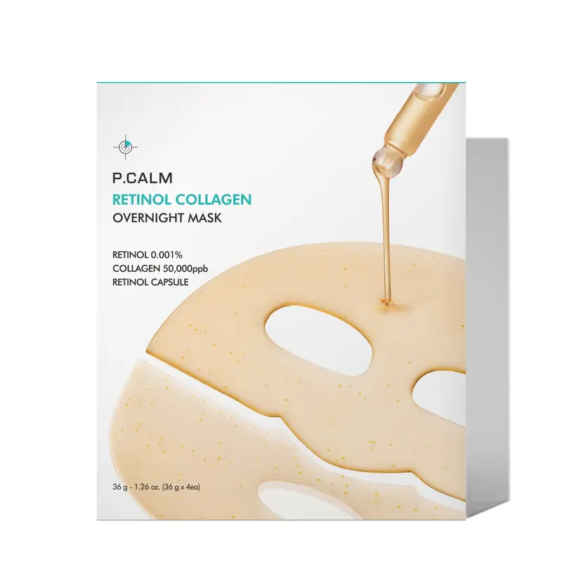 P.CALM Retinol Collagen Overnight Mask 36g x 4ea