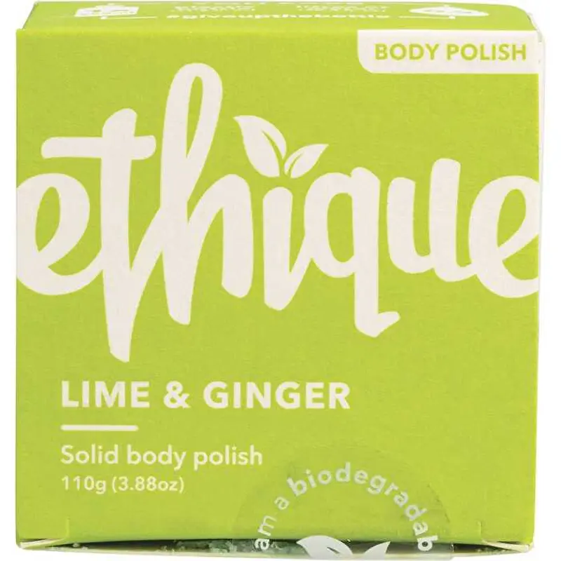 Ethique Solid Body Polish Bar Lime & Ginger 110g